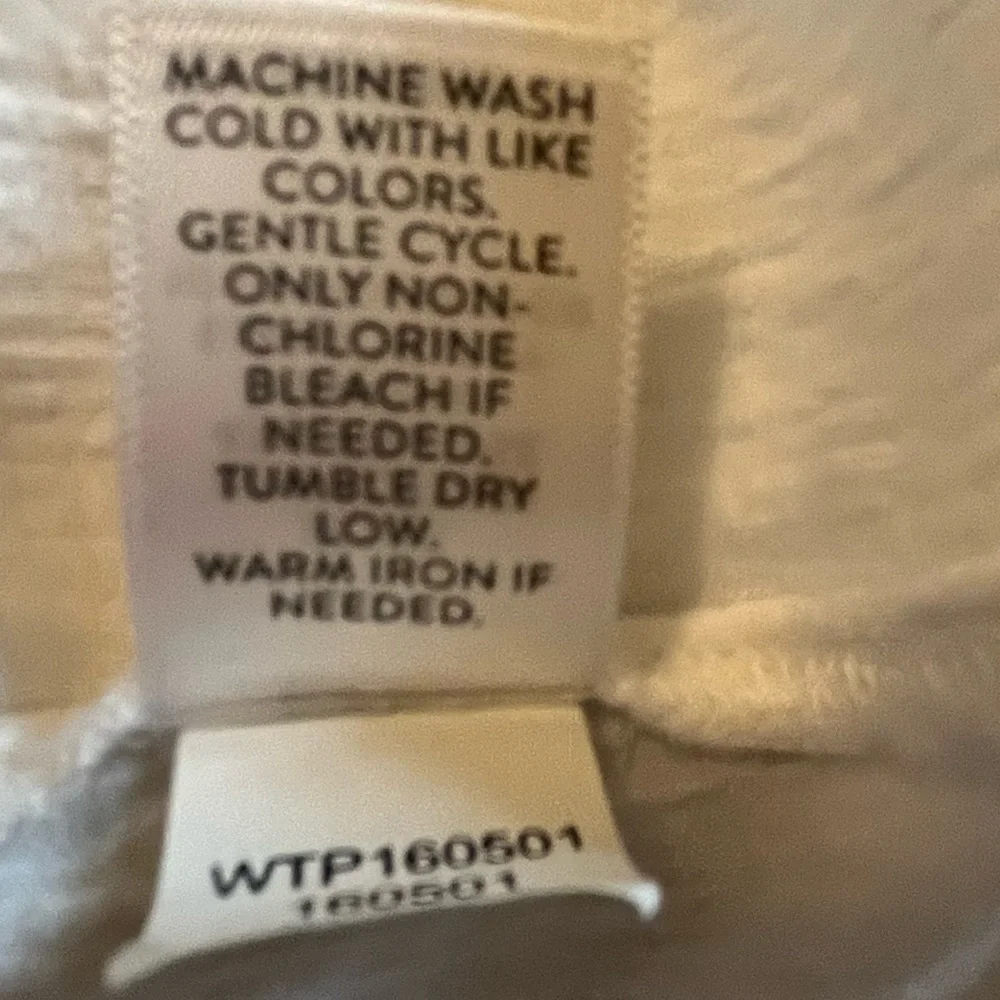 J Jill Crinkle White Love Linen Tunic - Size M - Picture 7 of 7